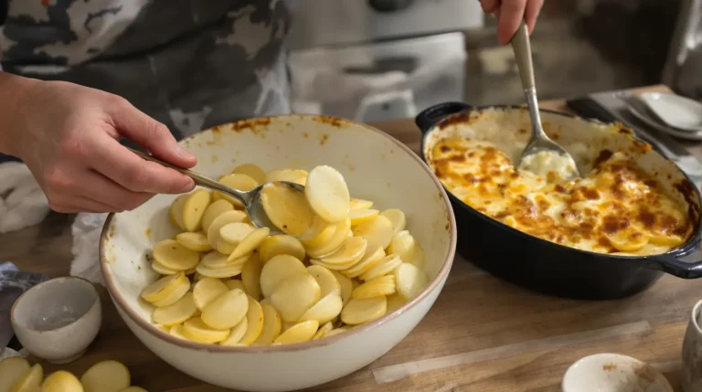 Pas besoin de crème : mon gratin dauphinois est délicieusement fondant grâce au bon geste